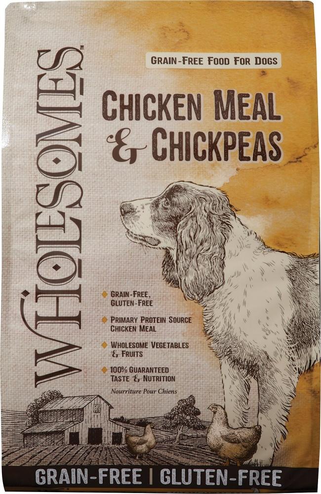 Wholesomes grain free dog hot sale food