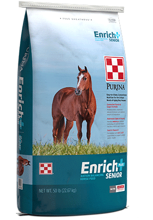 Purina® Enrich Plus® Senior Horse Feed (50 Lb)