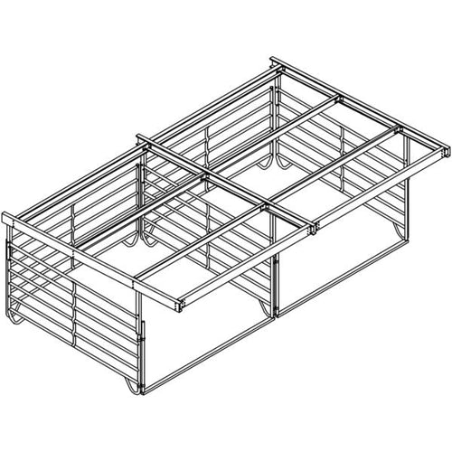 Behlen Shelter Kit 5 (Width 180″ Height “ Length: 144, Gray)