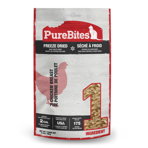 PureBites Freeze Dried Chicken Breast Cat Treats (2.3-oz)