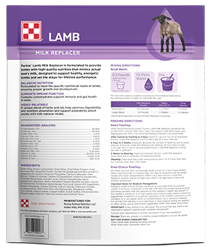 Purina® Lamb Milk Replacer