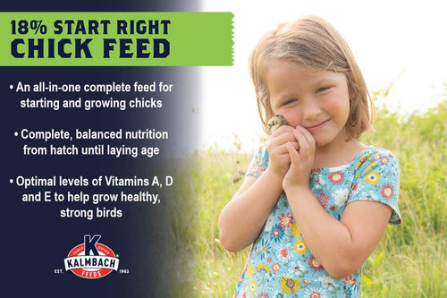 Kalmbach 18% Start Right® Chick Feed (Non-Medicated)