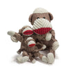 HuggleHounds The Original Sock Monkey Knottie™ Dog Toy