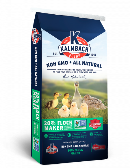 20% Non-GMO Flock Maker™ Crumble Feed