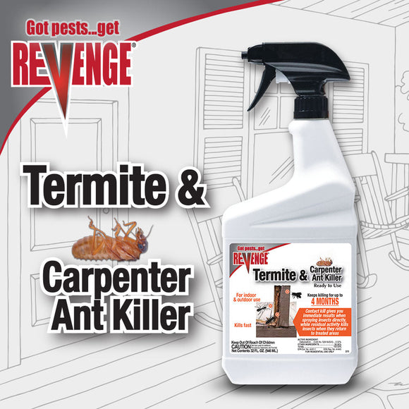 Bonide REVENGE® Termite & Carpenter Ant Ready-to-Use 1 quart