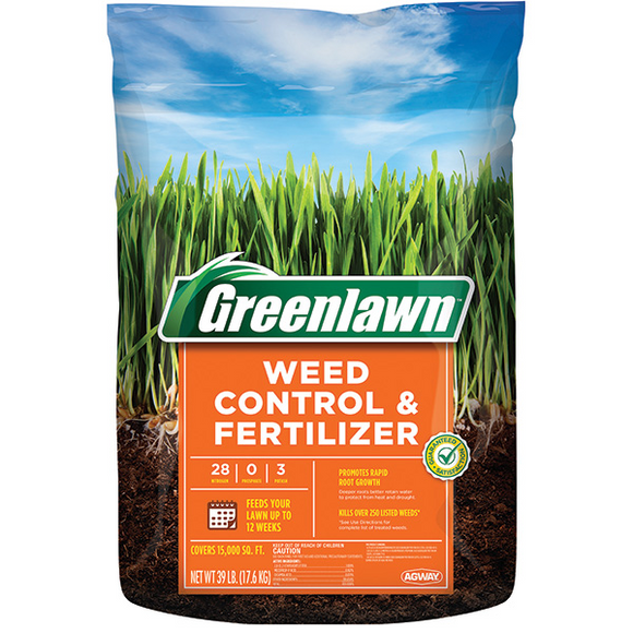 GREENLAWN WEED CONTROL & FERTILIZER 28-0-3 15M