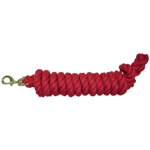 Hamilton Cotton Rope Leads with Brass Bolt Snap