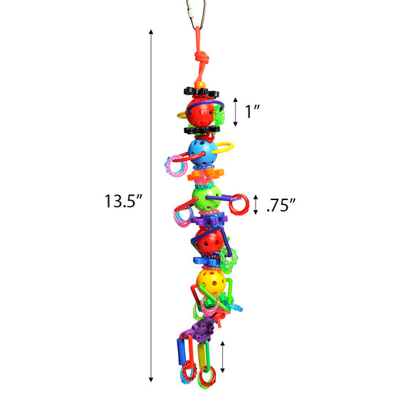 A & E Cages Ring Constellation Bird Toy (12